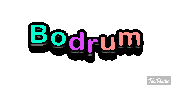 Bodrum テキスト効果