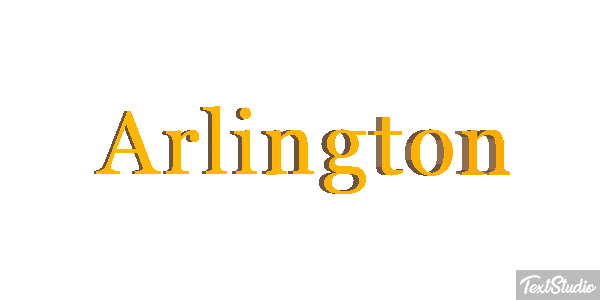Arlington Efeito do texto