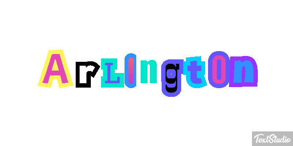 Arlington Efeito do texto