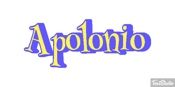 Apolonio Efecto de texto