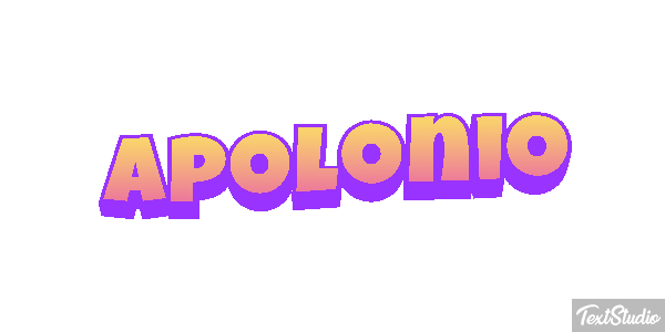 Apolonio Efecto de texto