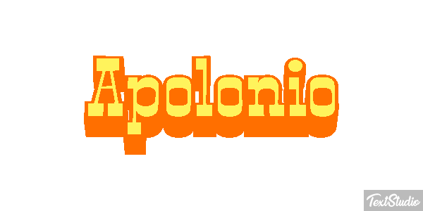 Apolonio Efecto de texto