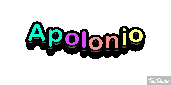 Apolonio Efecto de texto