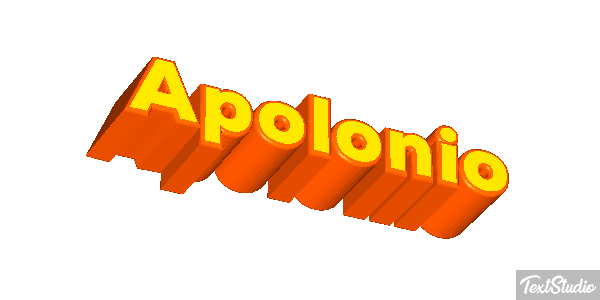 Apolonio Efecto de texto