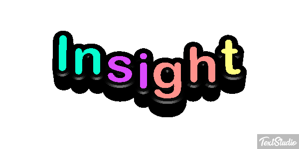 Insight Text effect
