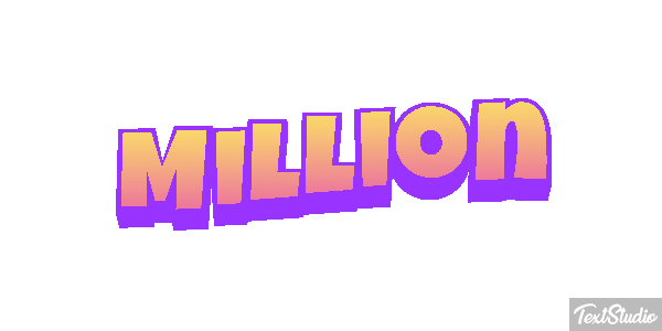Million Effetto testo