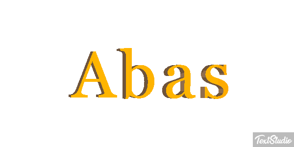 Abas Text effect
