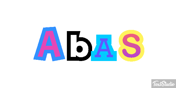 Abas Text effect