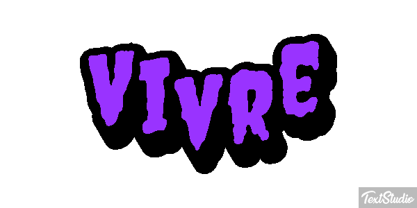 Vivre Effet de texte