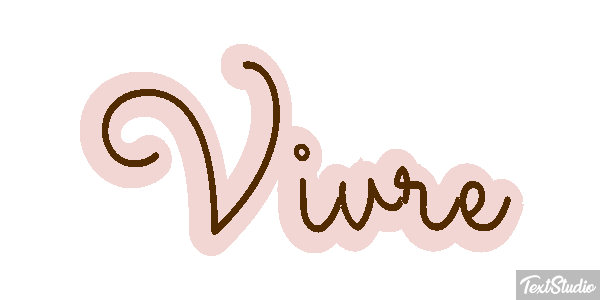 Vivre Effet de texte