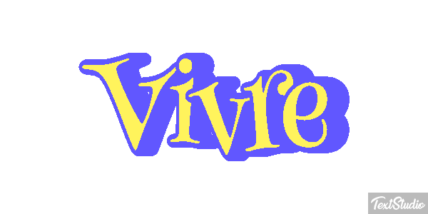 Vivre Effet de texte