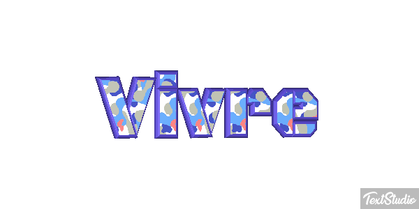 Vivre Effet de texte