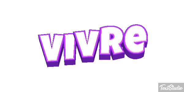 Vivre Effet de texte