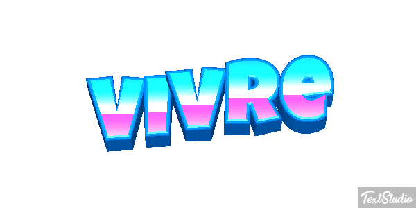 Vivre Effet de texte