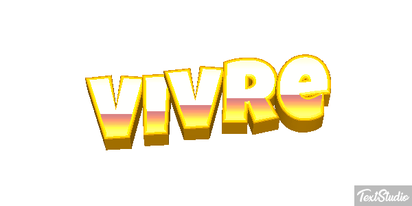 Vivre Effet de texte