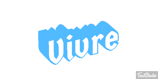 Vivre Effet de texte