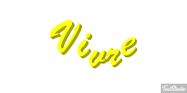 Vivre Effet de texte