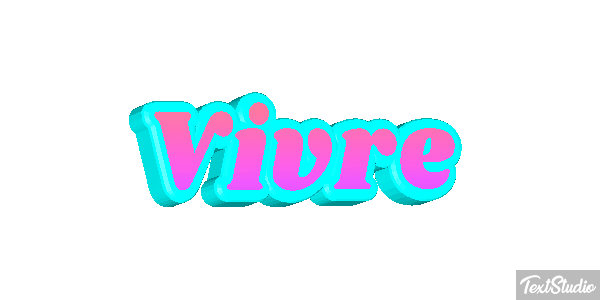 Vivre Effet de texte