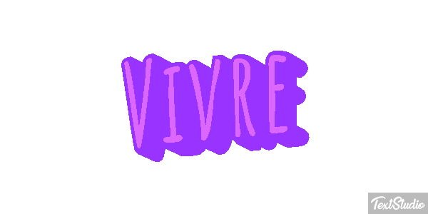 Vivre Effet de texte