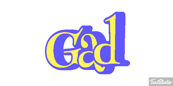 Gad Effet de texte