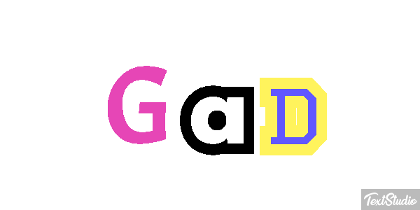 Gad Effet de texte