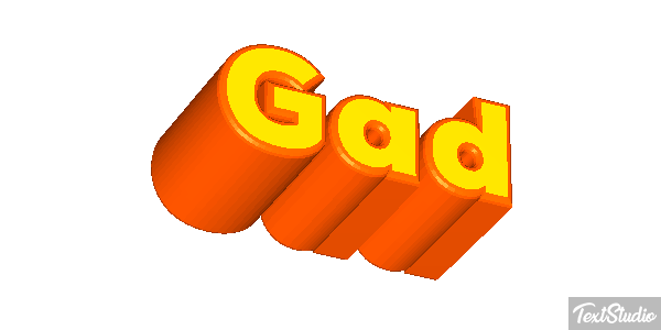 Gad Effet de texte