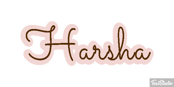 Harsha Text effect