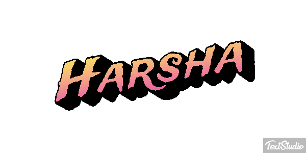 Harsha Text effect