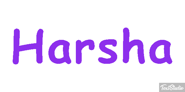 Harsha Text effect