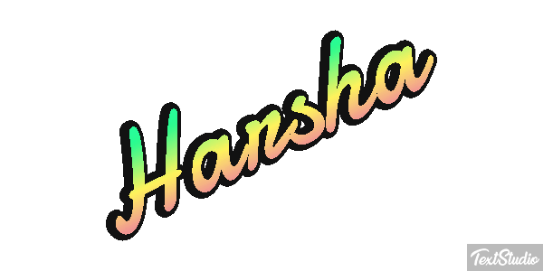 Harsha Text effect