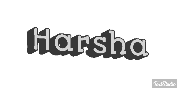 Harsha Text effect