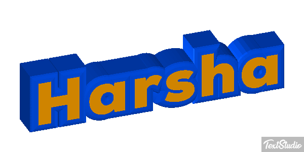 Harsha Text effect