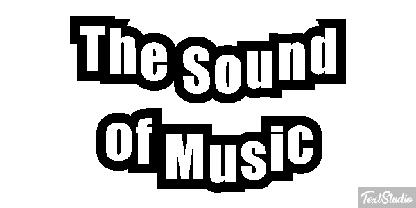 The Sound of Music Text effect