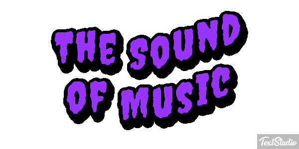 The Sound of Music Text effect