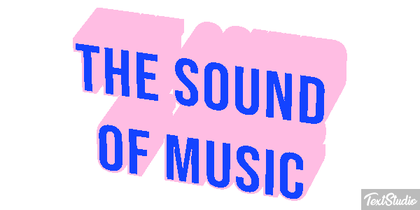 The Sound of Music Text effect