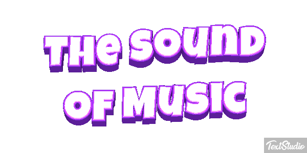 The Sound of Music Text effect