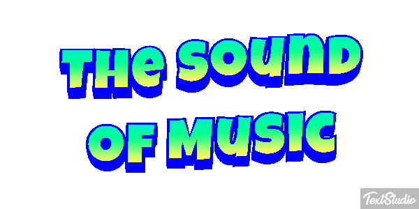 The Sound of Music Text effect