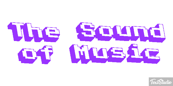The Sound of Music Text effect