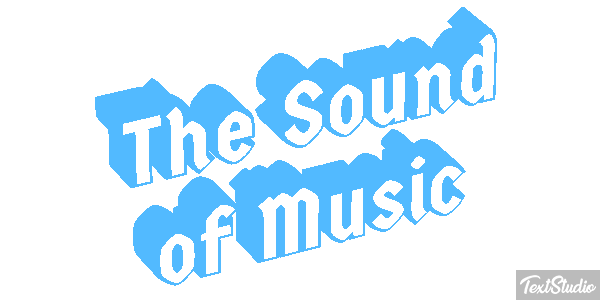 The Sound of Music Text effect
