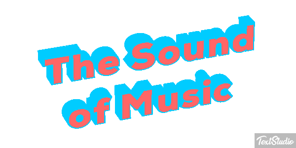 The Sound of Music Text effect