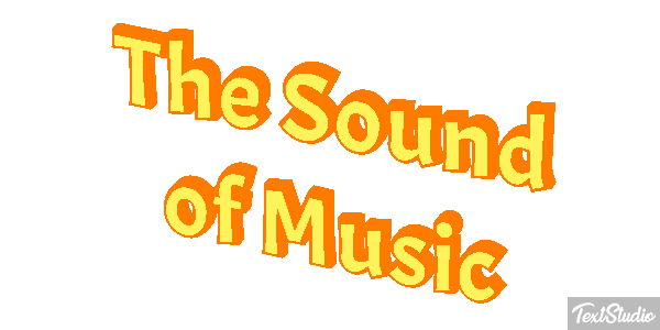 The Sound of Music Text effect