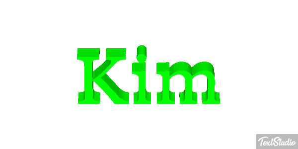 Kim テキスト効果