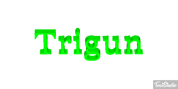 Trigun Metin efekti