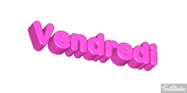 Vendredi Tekst effect