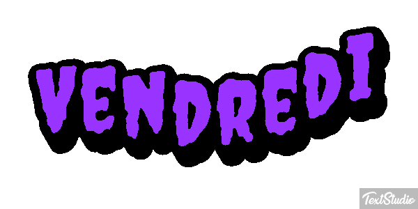 Vendredi Tekst effect
