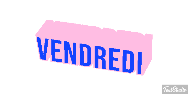 Vendredi Tekst effect