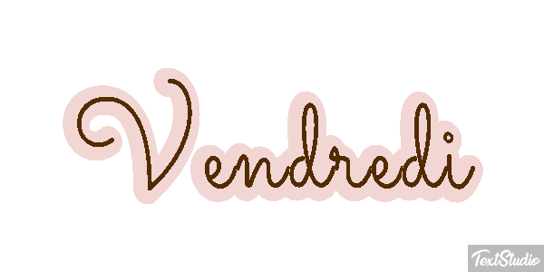 Vendredi Tekst effect