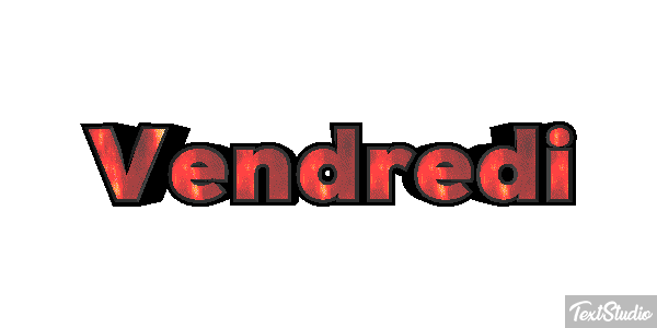 Vendredi Tekst effect