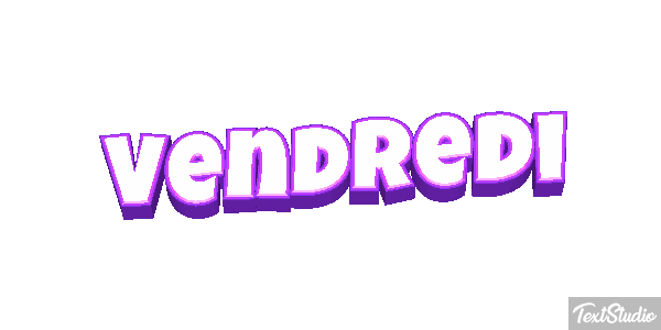 Vendredi Tekst effect