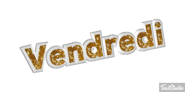 Vendredi Tekst effect